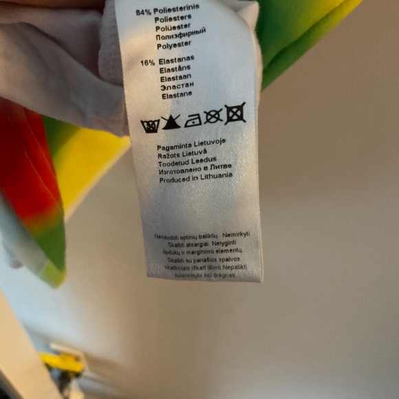 Audimas short sleeve white Lithuania tshirt L large - Picture 5 of 5